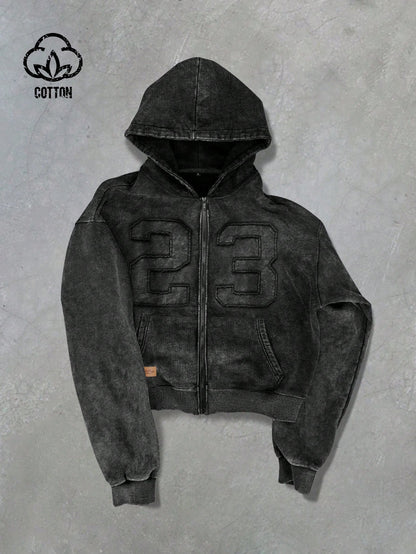 PAVTROS Manfinity Streetrush Men Number Graphic Hooded Sweatshirt Sweatshirt