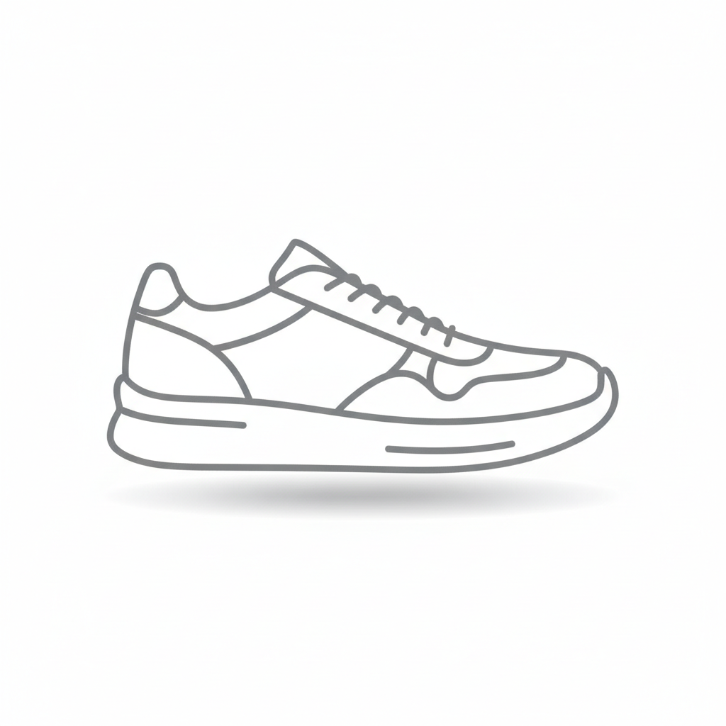 sneaker icon only use gray outline